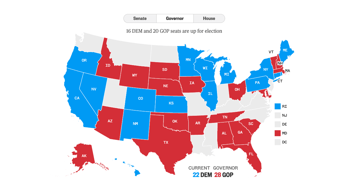 Cover image NBC Midterm Countdown Map