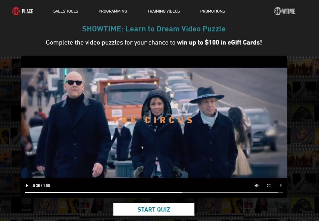 Cover image SHOWTIME Learn to Dream Video Quiz